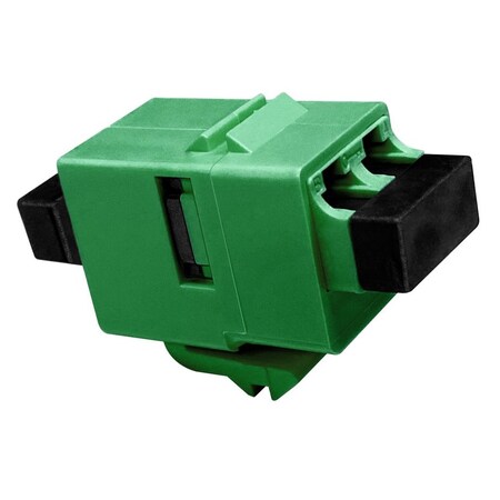 Commscope Fiber Optic Connectors Duplx Lc Adapt Hybrid Sl Grn 1933285-3